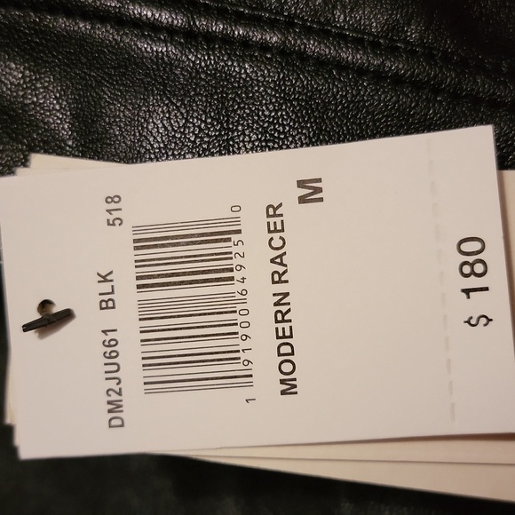 Dockers size medium black modern racer jacket NWT - Picture 2 of 9